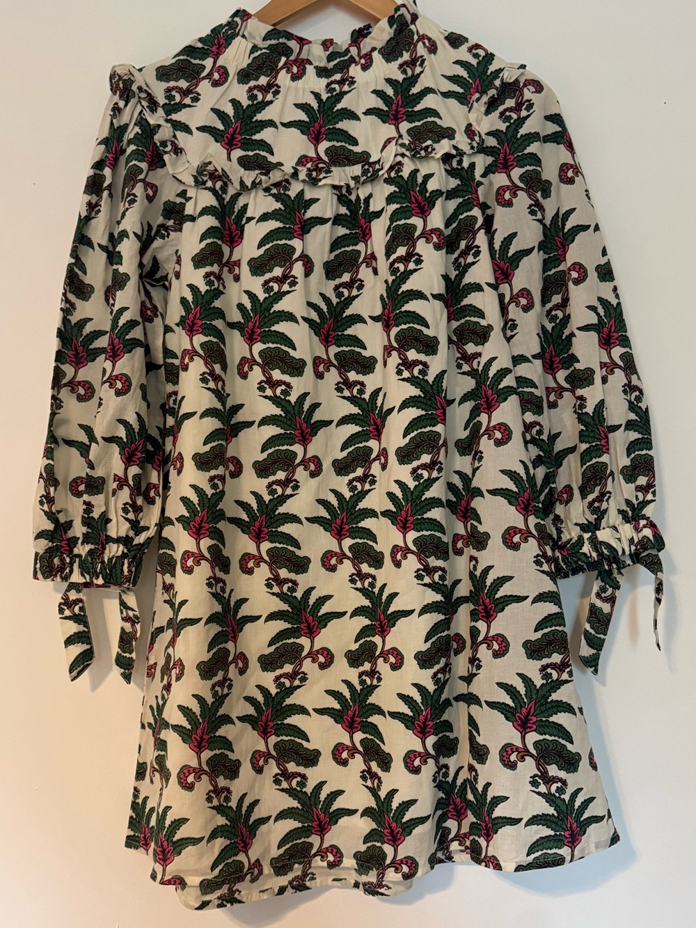 NWT Olivia James The Label Cream Floral Print Summer dress
